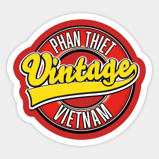 Phan Thiet vietnam retro logo Sticker